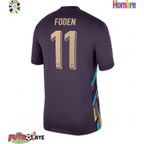 Camiseta Inglaterra Phil Foden #11 Visitante Equipación Eurocopa 2024 manga corta